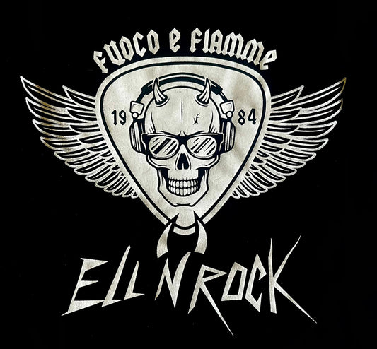 T-shirt ELL’N’ROCK fuoco e fiamme